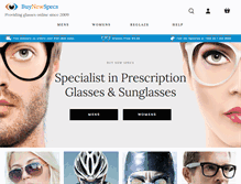 Tablet Screenshot of buynewspecs.ie